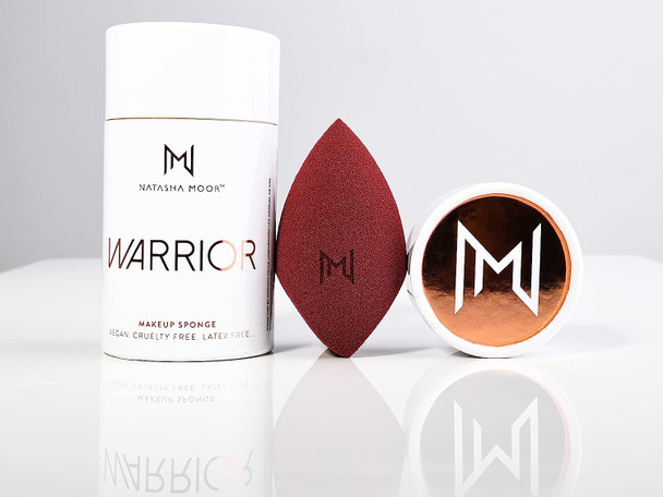 Natasha Moor: Makeup Blender “Warrior” | Velvety-soft Microfibre Makeup Sponge, Perfect for Blending Foundation, Best Applicator For Concealing and Contouring, Cruelty Free