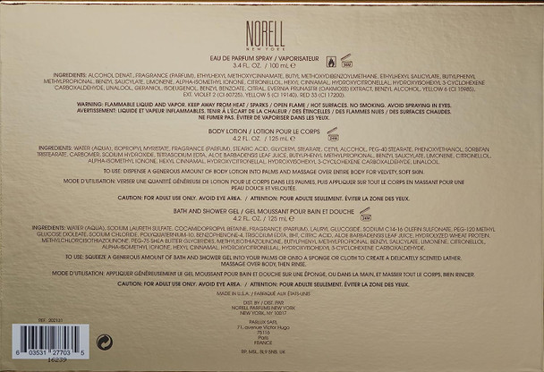 Norell New York Carnegie Gift Set