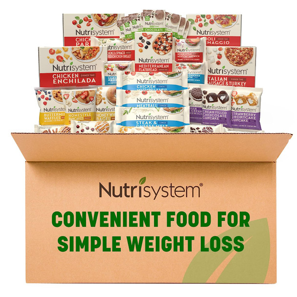 NutrisystemÂ FROZEN Fast Five 7-Day Diet Kit, Helps Support Weight Loss, 28 Delicious Meals & Snacks Plus Protein and Probiotic Shakes