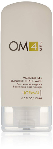 Organic Male OM4 Normal STEP 1: Microblended Bionutrient Face Wash - 5 oz