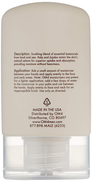 Organic Male OM4 Sensitive STEP 4: Sea Essentials Calming Moisturizer - 3.3 oz