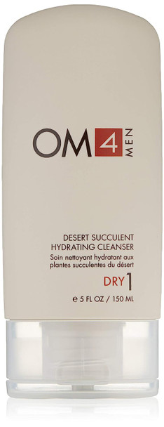 Organic Male OM4 Dry STEP 1: Desert Succulent Hydrating Cleanser - 5 oz