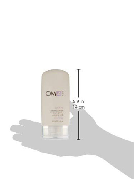 Organic Male OM4 Shave: Soothing Herbal Shaving Emulsion, 5.0 oz.