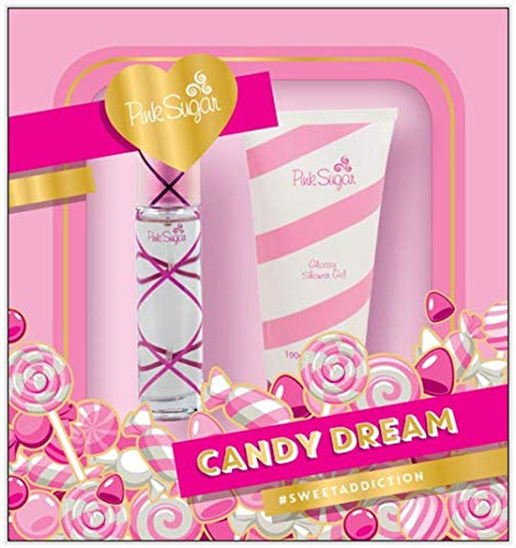 Pink Sugar Candy Dream 2 Pc Gift Set, Eau de Toilette Perfume for Women + Shower Gel