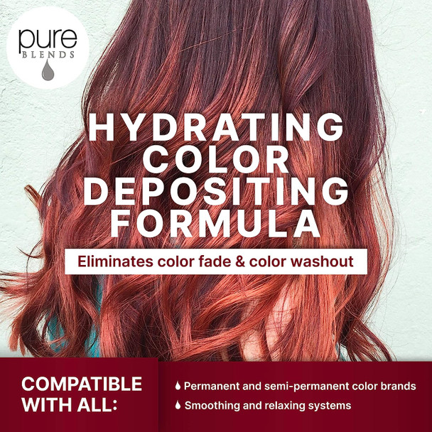 Pure Blends Moisturizing Color Depositing Conditioner | Brightens and Tones Color Faded Hair | Semi Permanent Hair Dye | Prevents Color Fade | Extend Color Service on Color Treated Hair | Sulfate Free, Sodium Chloride Free, Paraben Free & Color Safe