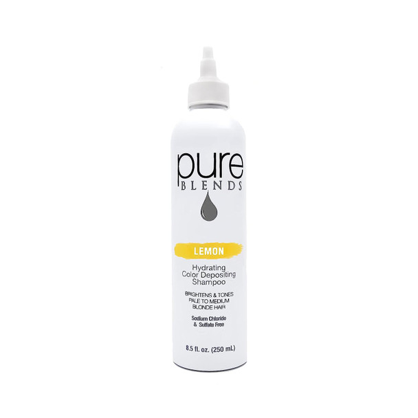 Pure Blends Hydrating Color Depositing Shampoo | Brightens and Tones Color Faded Hair | Semi Permanent Hair Dye | Prevents Color Fade | Extend Color Service on Color Treated Hair | Sulfate Free, Sodium Chloride Free, Paraben Free & Color Safe