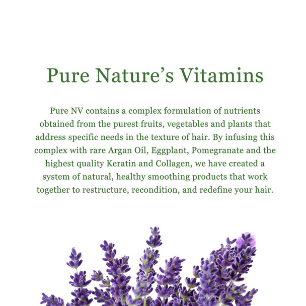 Pure Nature's Vitamins Hydrating Shampoo - Infused with Natural Sage & Argan Oil, Keratin, Collagen, Vitamins & Nutrients Reparative Shampoo - Sulfate, Sodium Chloride & Paraben Free - 8.5 Oz