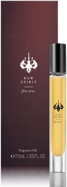 Raw Spirit Fire Tree Fragrance Oil, Rollerball Unisex 0.25 Fl Oz