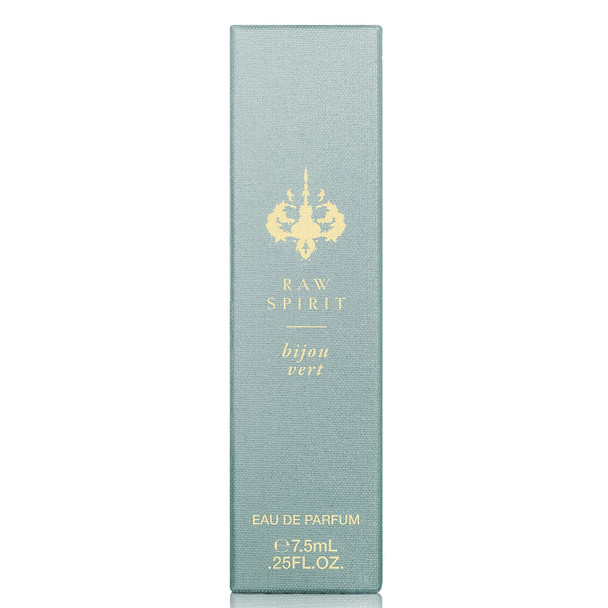 Raw Spirit Bijou Vert Perfume | Fresh, Citrus Unisex Cruelty-Free Fragrance | Eau de Parfum Rollerball, 0.25 fl oz/7.5mL