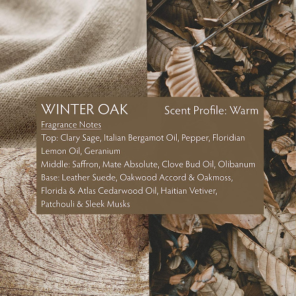 Raw Spirit Winter Oak Perfume | Warm, Woodsy Unisex Cruelty-Free Fragrance | Eau de Parfum Spray, 3.4 fl oz/100mL