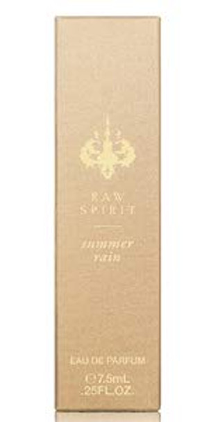 Raw Spirit Summer Rain Perfume for Women | Fresh Unisex Cruelly-Free Fragrance | Eau De Parfum Rollerball, 0.25 fl oz/7.5mL