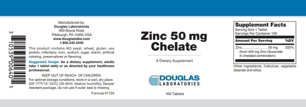 Douglas Laboratories Zinc Chelate