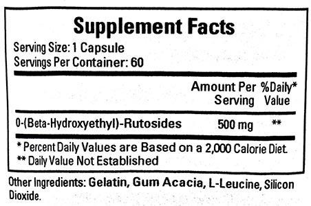 Ecological Formulas/Cardiovascular Research Betarutin(Crystalline Beta Rutosides)