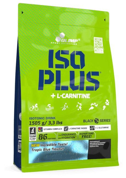 Olimp Nutrition Iso Plus, Tropic Blue - 1505g