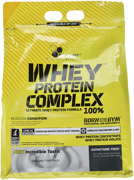 Olimp Nutrition Whey Protein Complex 100%, Strawberry - 2270g