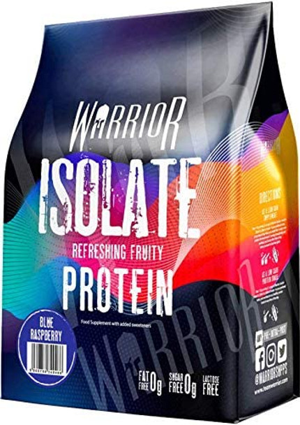 Warrior Isolate - Refreshing Fruity Protein, Blue Raspberry - 500g