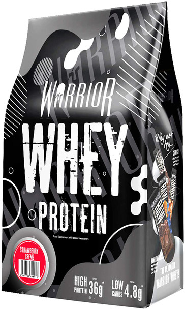 Warrior Whey, Strawberry Creme - 1000g