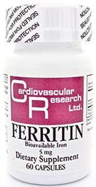 Ecological Formulas/Cardiovascular Research Ferritin  60 Capsules
