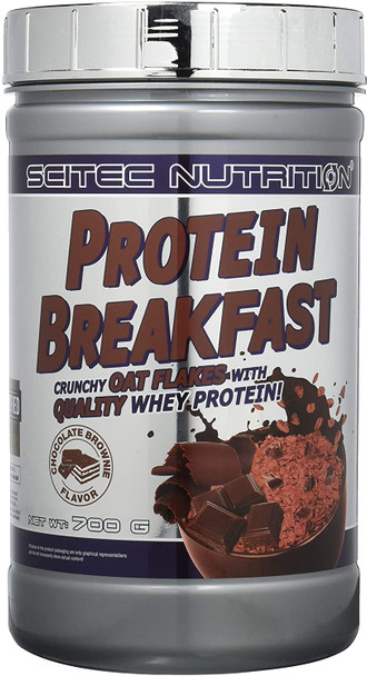 SciTec Protein Breakfast, Brownie Chocolate - 700g