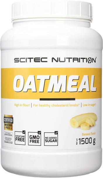 SciTec Oatmeal, Banana - 1500g