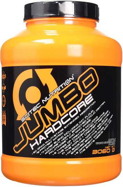 SciTec Jumbo Hardcore, Brittle White Chocolate - 3060g