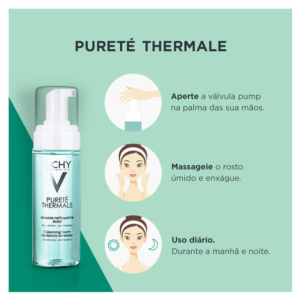 Vichy Purete Thermale Unisex Purifying Foaming Water 150 ml