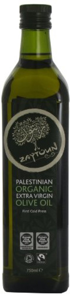 Zaytoun Organic Extra Virgin Olive Oil 750ml