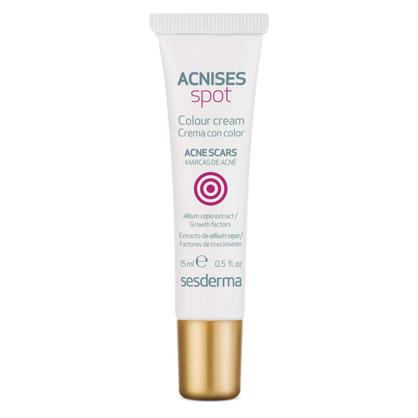 Sesderma ACNISES Spot Colour Cream for Acne Scars, 0.5 fl. oz.