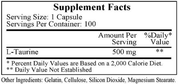 Ecological Formulas/Cardiovascular Research Taurine