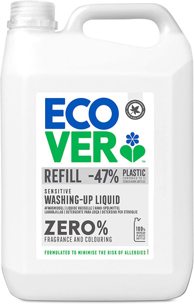 Ecover Zero Washing Up Liquid 5ltr