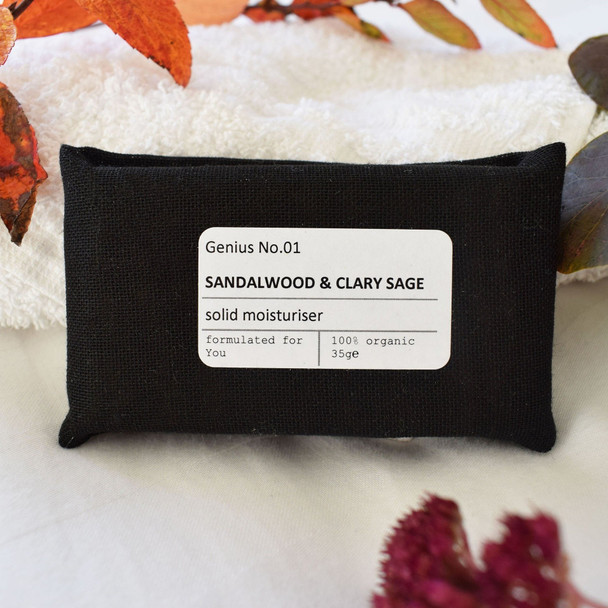 Marigold Charms Sandalwood & Bergamot Vegan Solid Moisturiser 35g