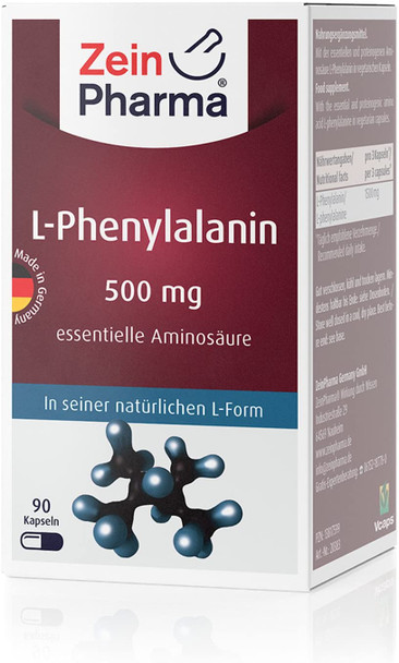 Zein Pharma L-Phenylalanine, 500mg - 90 caps