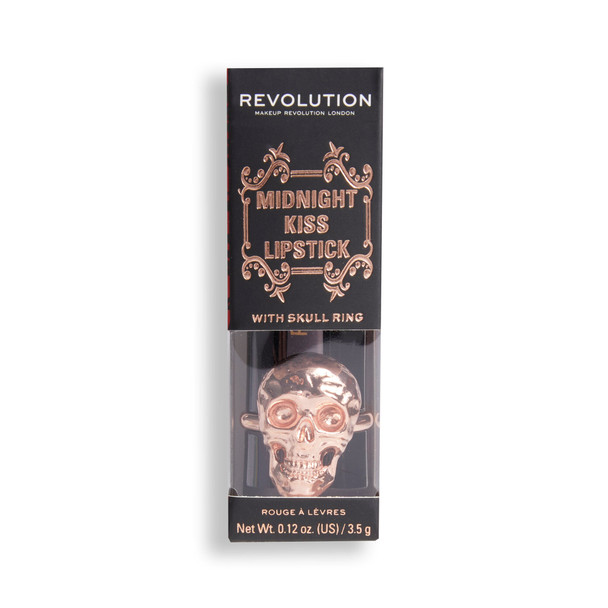 Makeup Revolution Midnight Kiss Skull Lipstick