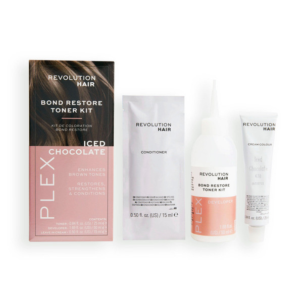 Revolution Haircare Plex Bond Restore Toner Kit Chocolate