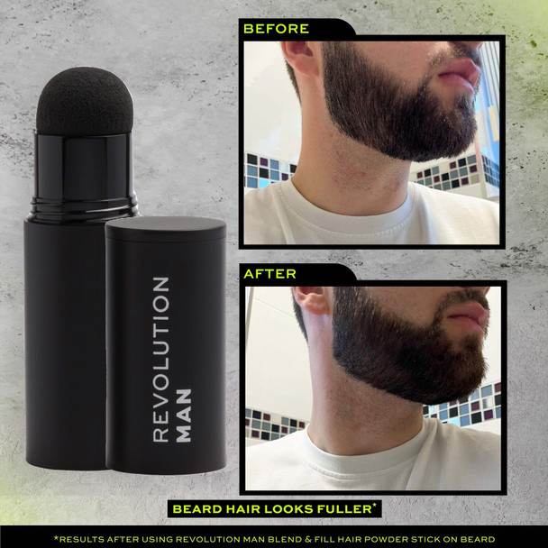 Revolution Man Blend & Fill Fuller Hair Stick Black