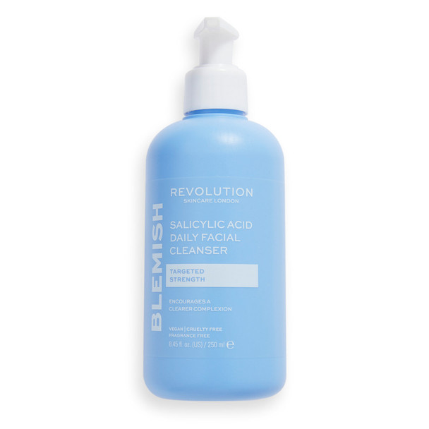 Revolution Skincare Blemish Targeting Facial Gel Cleanser with Salicylic Acid
250ml
