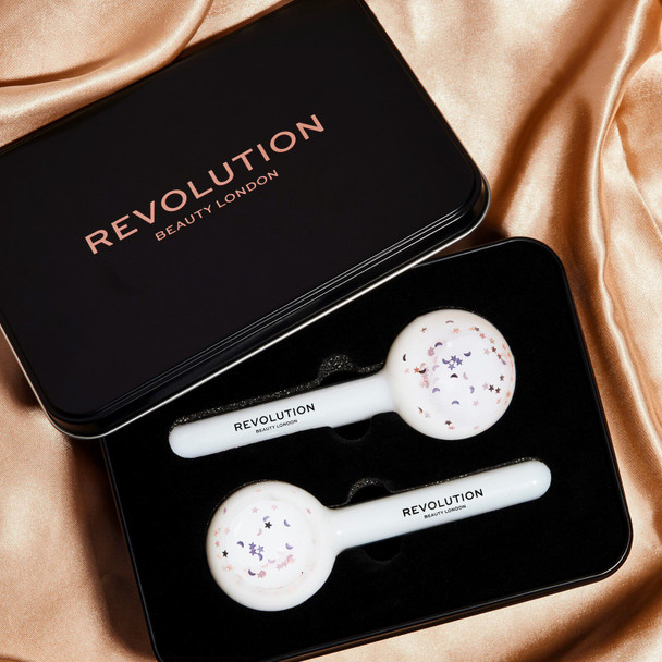 Revolution Skincare Large Milky Moon & Star Facial Ice Globes