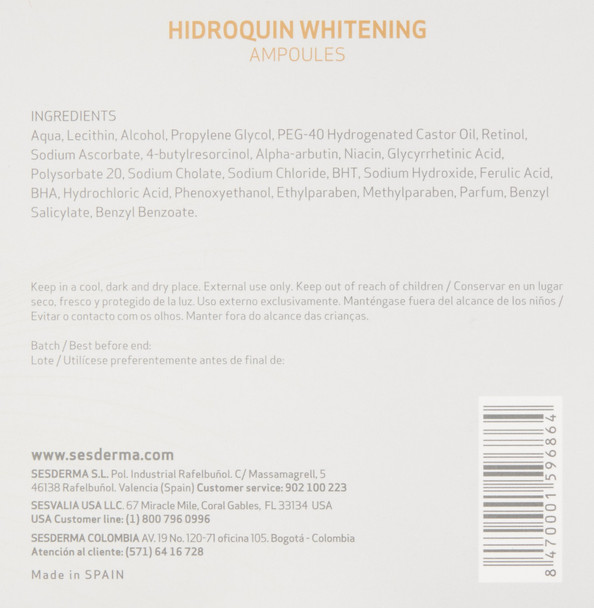 Sesderma Hidroquin Ampoules