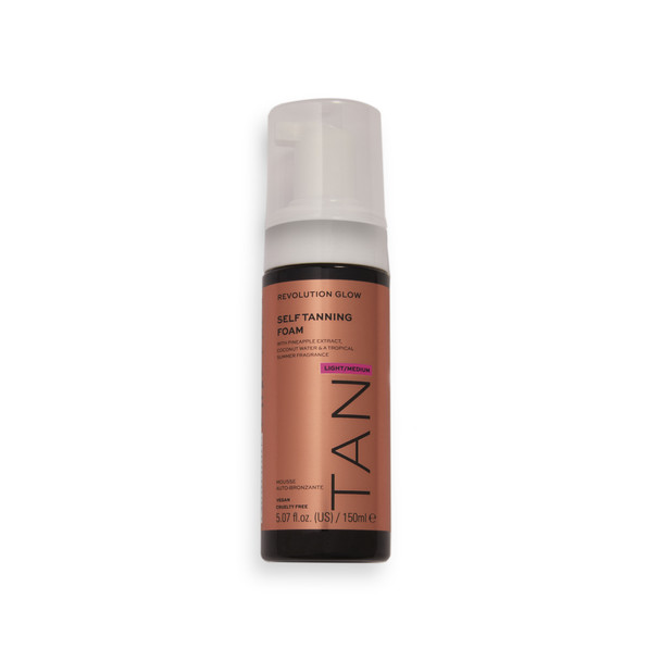 Revolution Glow Self Tanning Mousse Medium