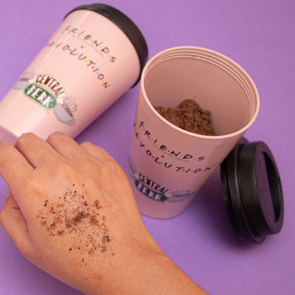 Friends X Makeup Revolution Espresso Body Scrub & Reusable Cup