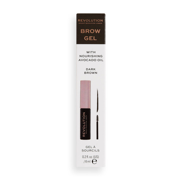 Makeup Revolution Brow Gel Dark Brown