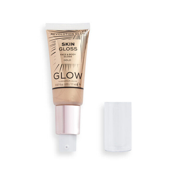 Makeup Revolution Glow Face & Body Gloss Illuminator Gold