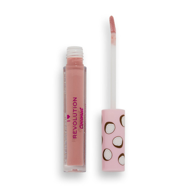 I Heart Revolution Tasty Coconut Lip Gloss Nude Coconut Meringue