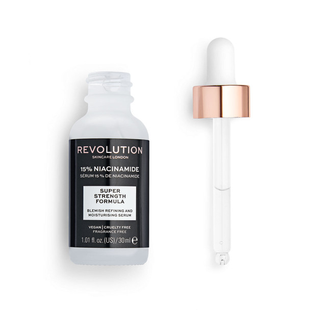 Revolution Skincare 15% Niacinamide Blemish & Pore Serum
30ml