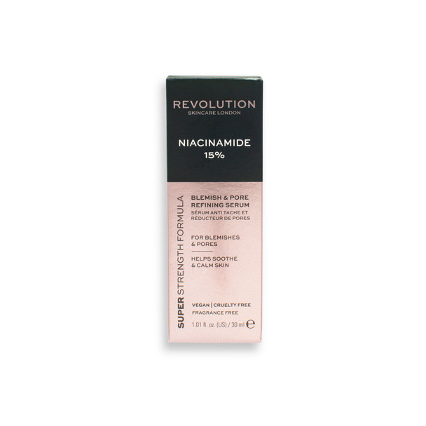 Revolution Skincare 15% Niacinamide Blemish & Pore Serum
30ml