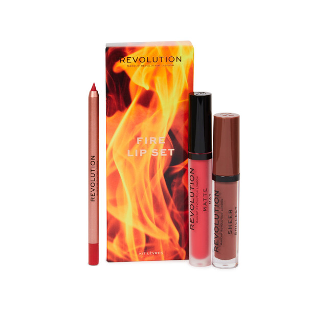 Makeup Revolution Fire Lip Set