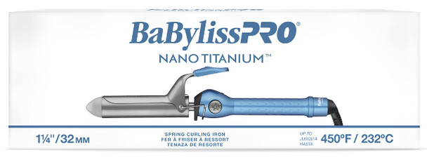 BaBylissPRO Nano Titanium Spring Curling Iron