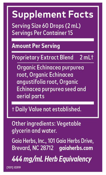 Gaia Herbs Echinacea Supreme For Children A/F