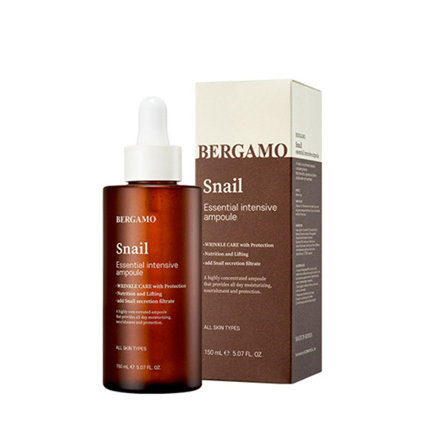 Bergamo Snail Essential Intensive Ampoule 150ml