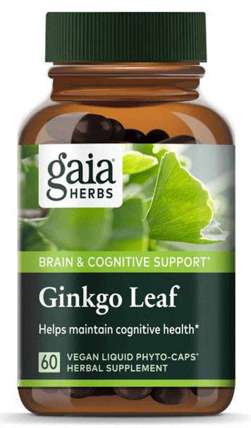 Gaia Herbs Ginkgo Leaf Capsules
